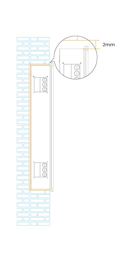 Installation Diagram(flush mounted)
