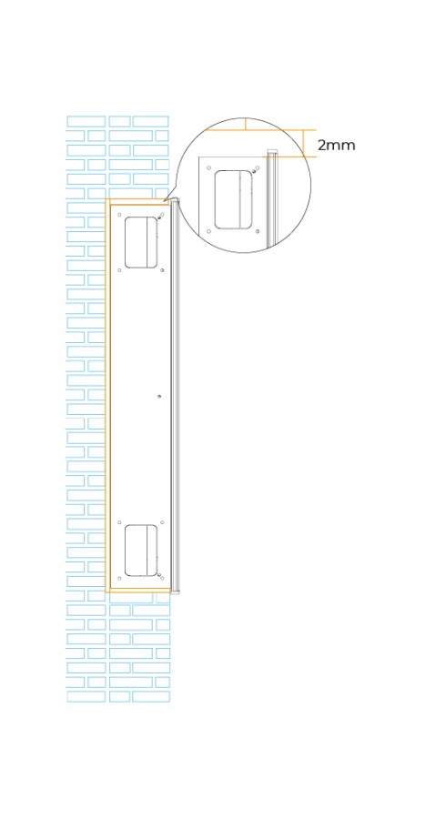 Installation Diagram(flush mounted)